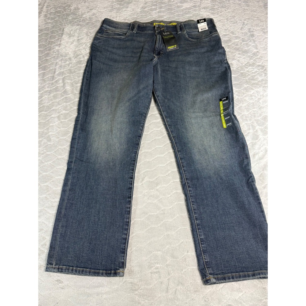 Lee Mens Extreme Motion Straight Fit Tapered Leg Jeans Maverick 40x30 NWT